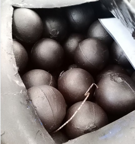 Gießmahlkugel für die Zementindustrie